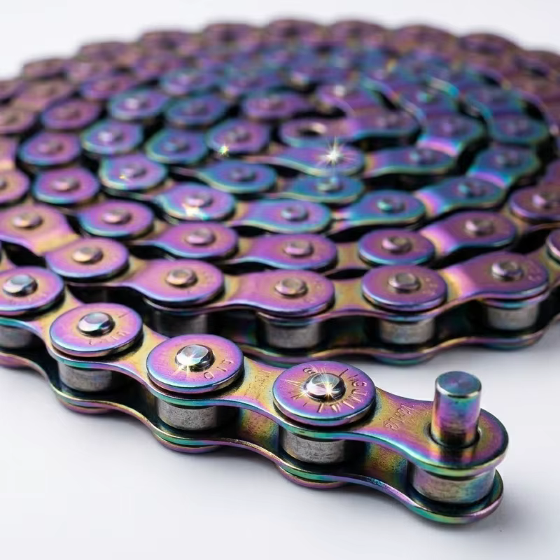 Chaîne monovitesse demi-chaîne 1/2x1/8 pouce 100 maillons haute résistance pour BMX
