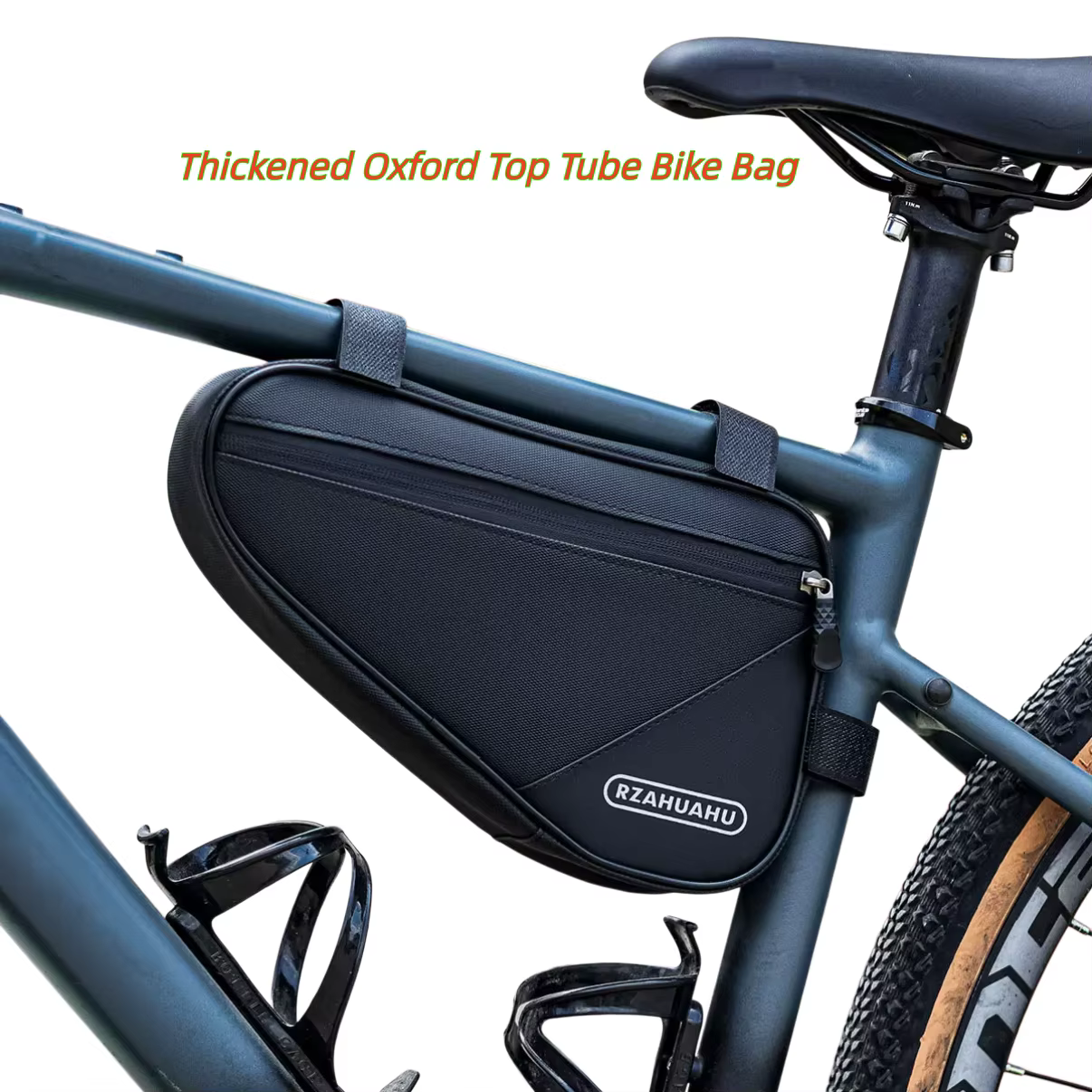 Sac de cadre triangulaire pour vélo – Pochette de rangement pour tube supérieur