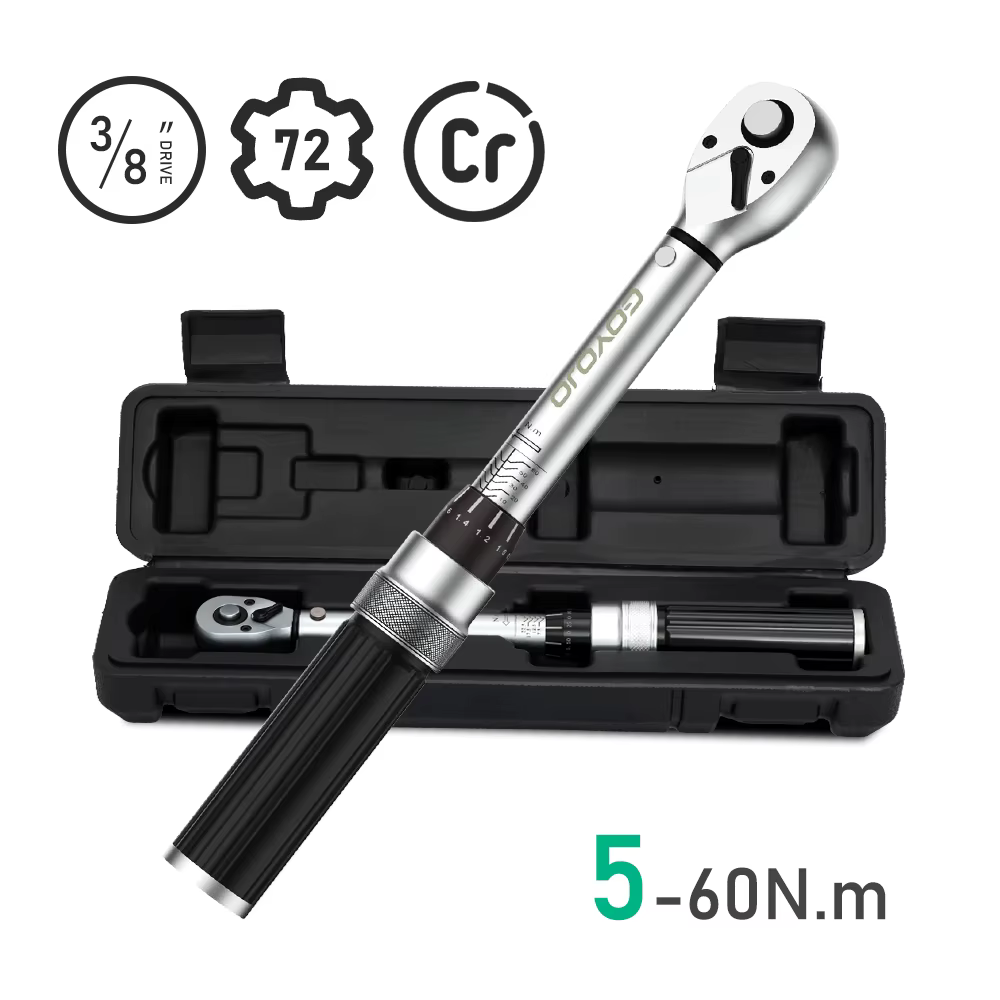 Clé dynamométrique 3/8 "5-60N.m clé