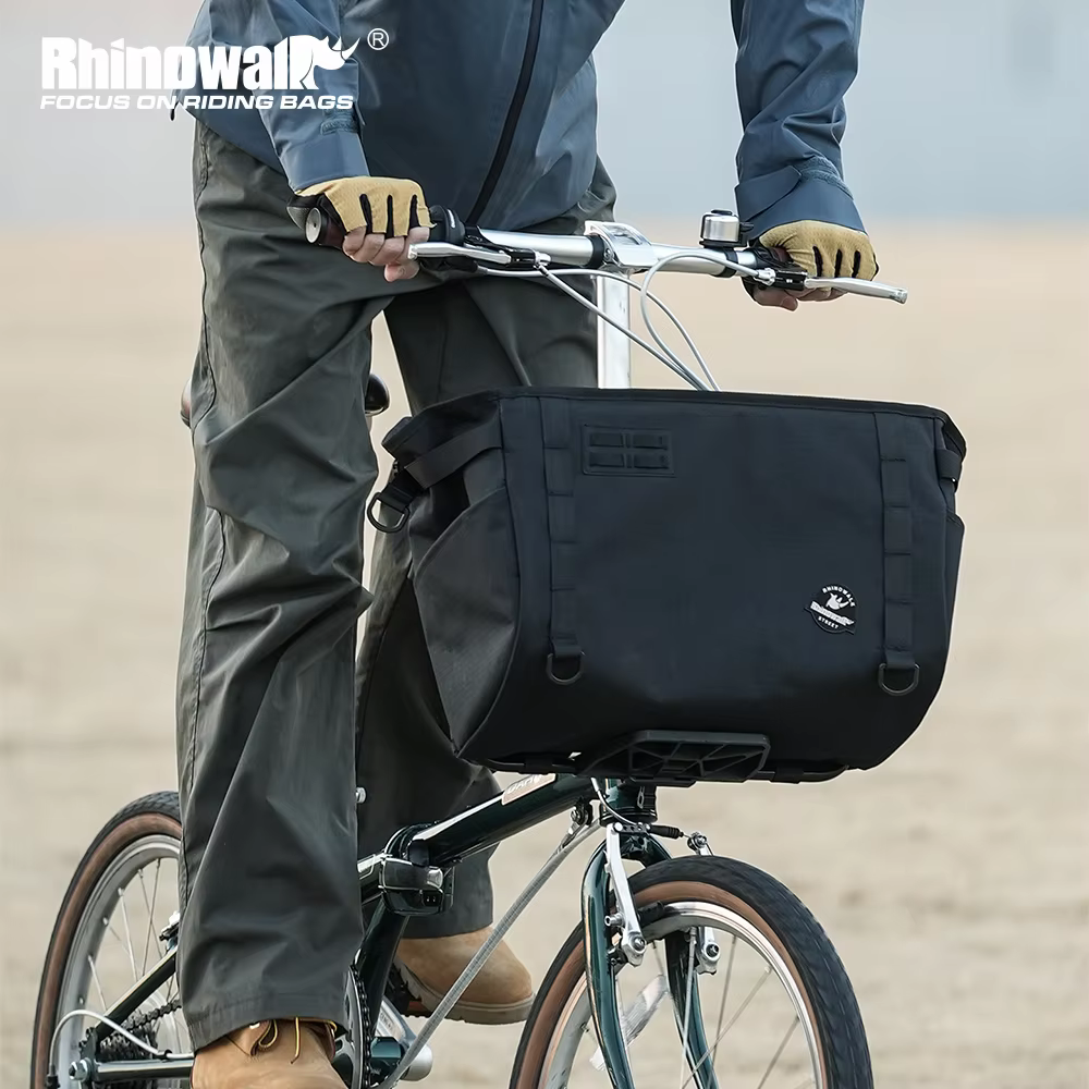 Sac de panier avant pour vélo Rhinowalk pour Brompton 17L/24L