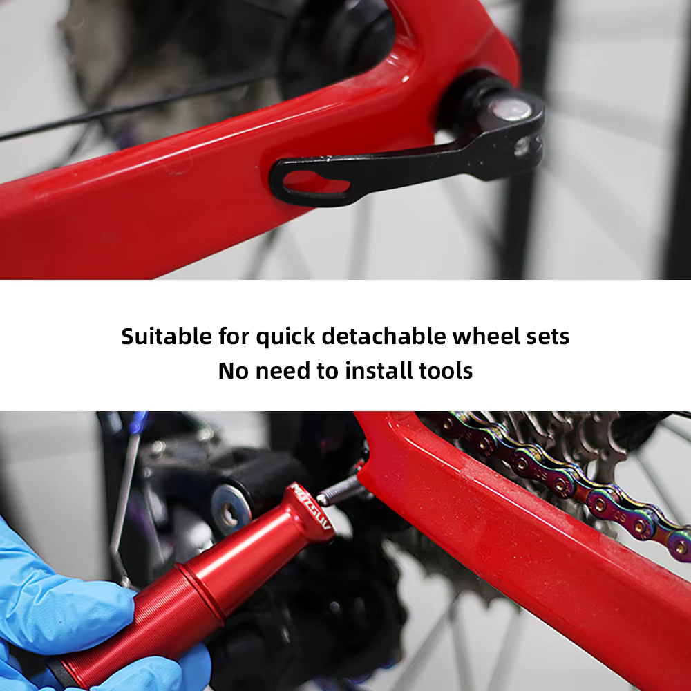 Protecteur de dérailleur arrière de vélo en alliage d'aluminium