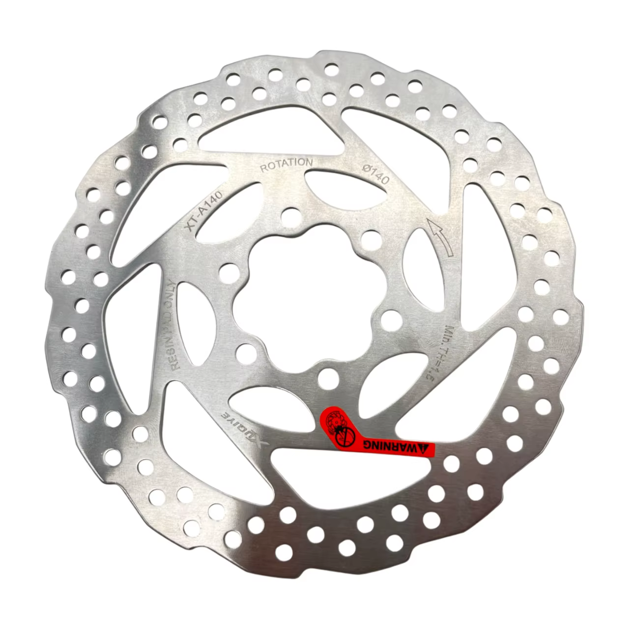 Disque de frein original KuKirin de 140 mm avec vis pour trottinette électrique G2 Master G3 G4