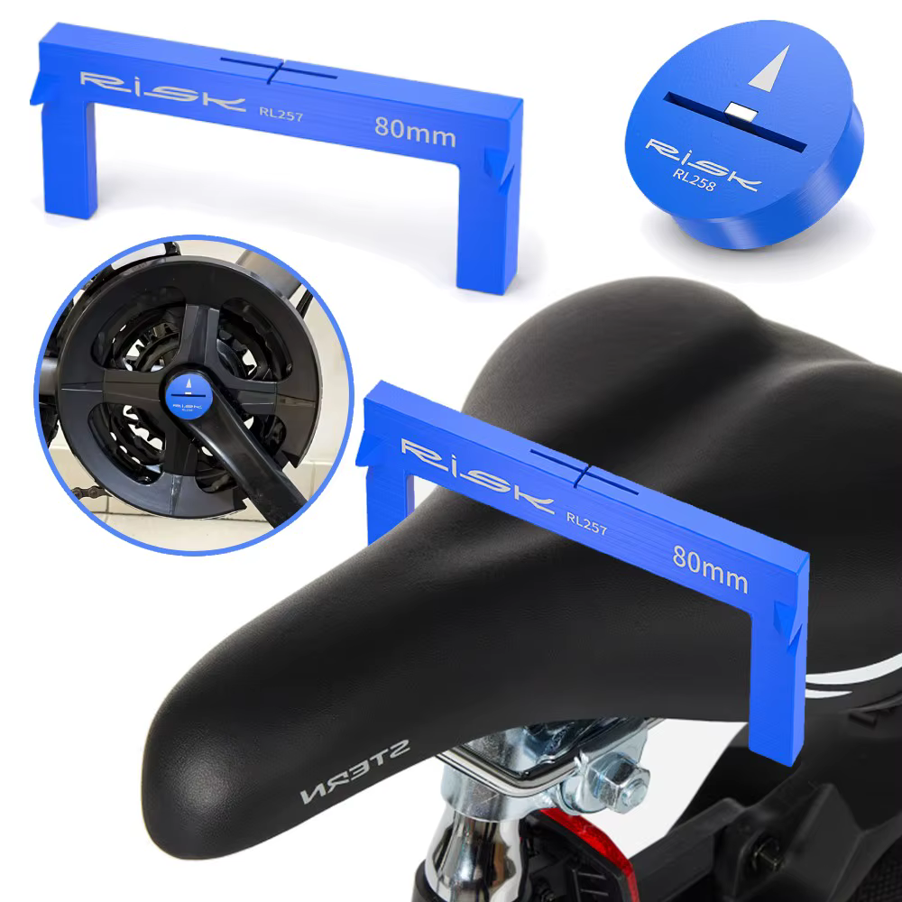 Risque outil de mesure de la hauteur du siège de vélo outils de positionnement de selle