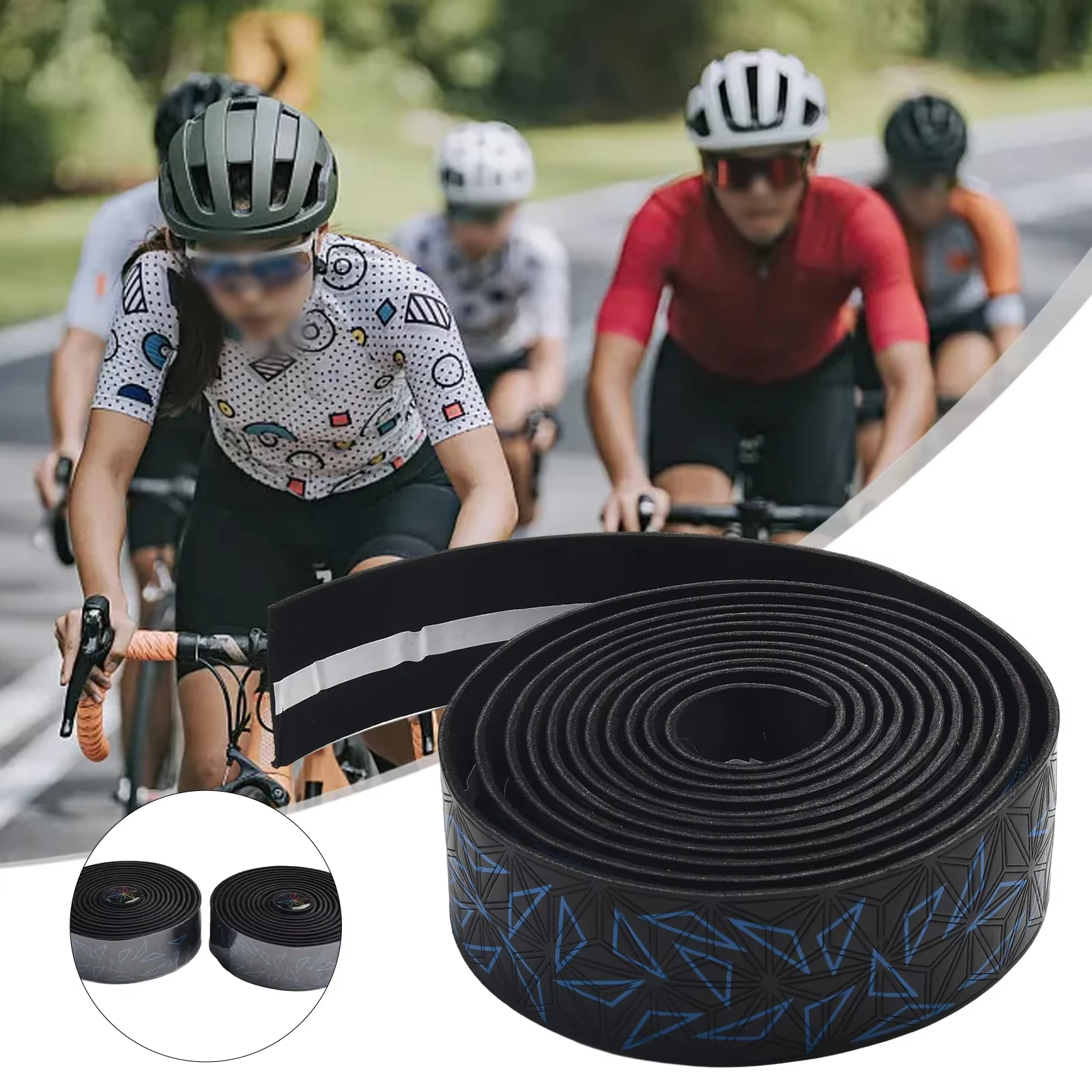Bande coordonnante en PU pour guidon de vélo de route