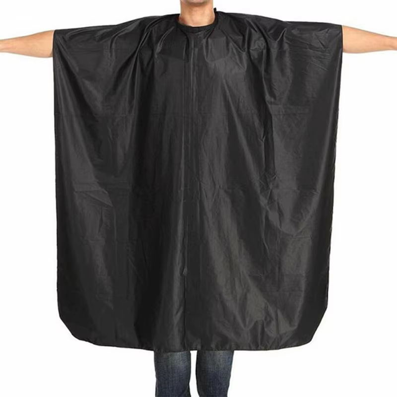Cape de coiffure pour adultes, imperméable, unisexe, pour salon de coiffure et barbier, tablier de coiffeur