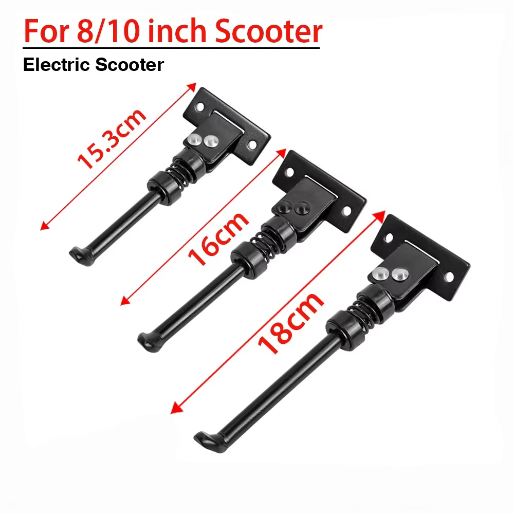 Support de stationnement latéral en alliage d'aluminium pour trottinette électrique de 10/8 pouces – Support étendu, accessoire pour trottinette