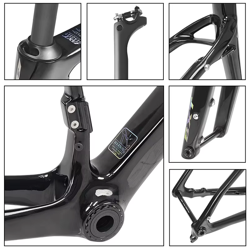 Cadre de vélo de gravier en fibre de carbone BXT T1000