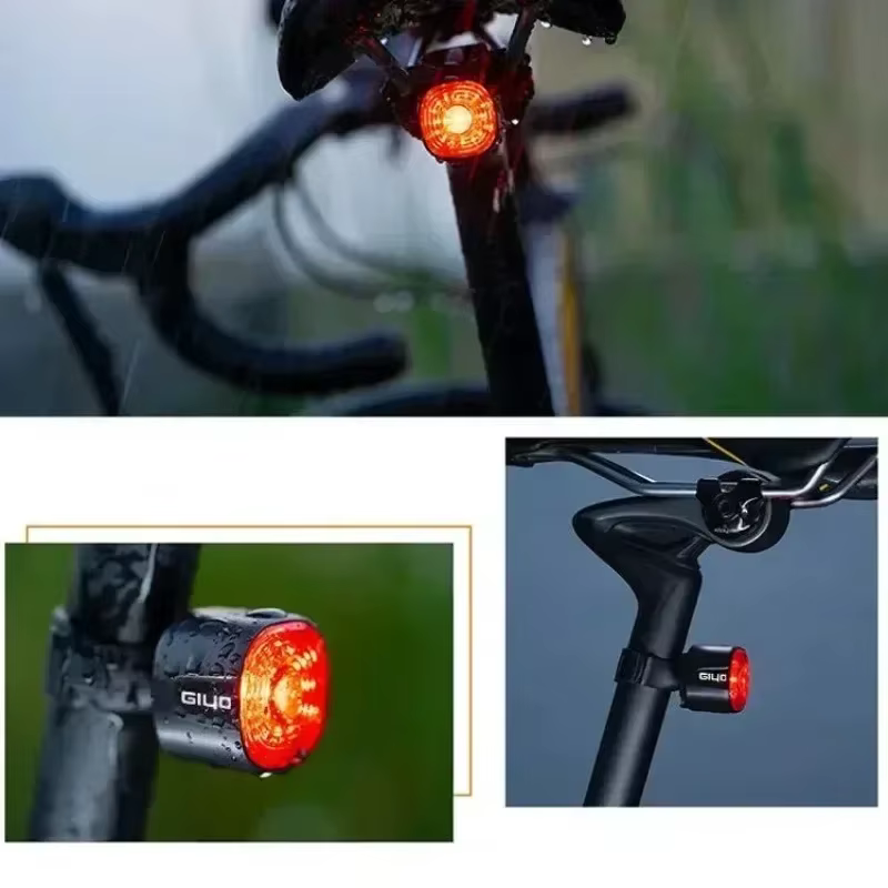 Nouveau feu arrière de frein intelligent de vélo vtt