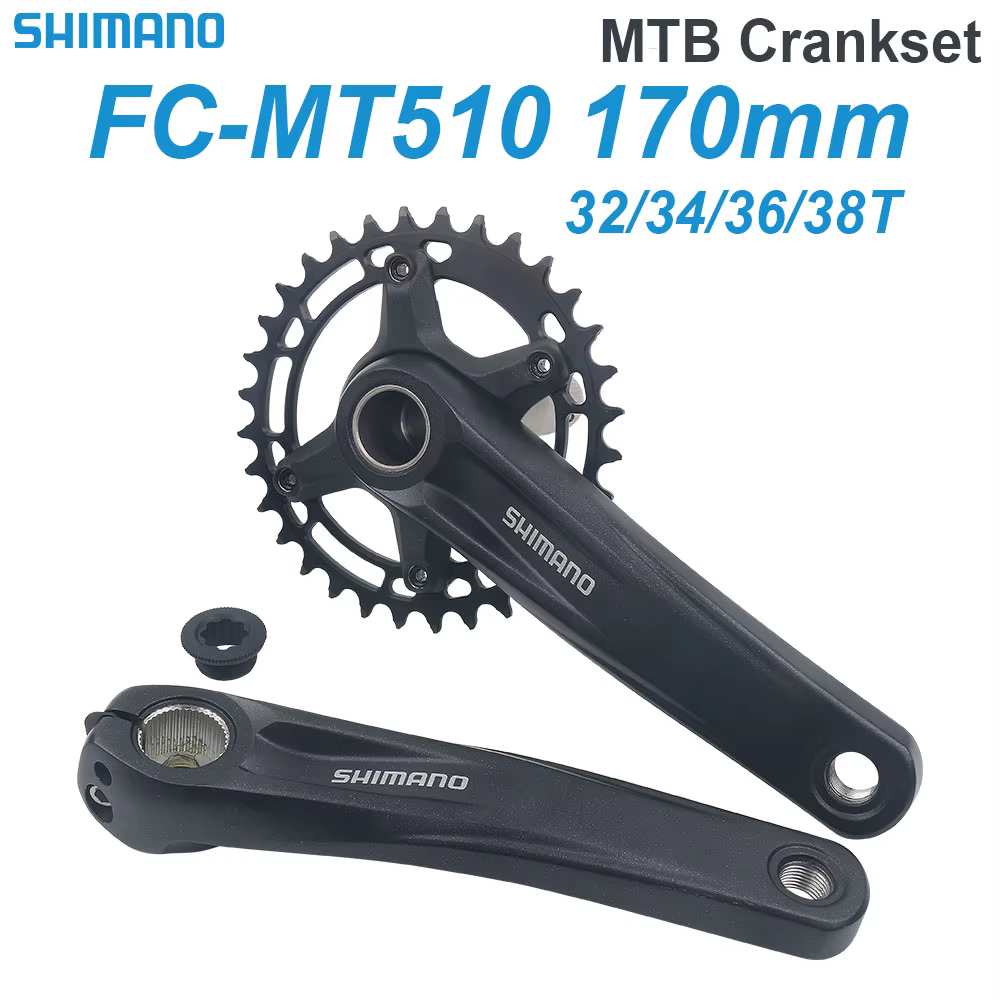 Shimano Deore SLX MT510 pédalier vtt 10 10 11 12 vitesses bougie de vélo de montagne pignon