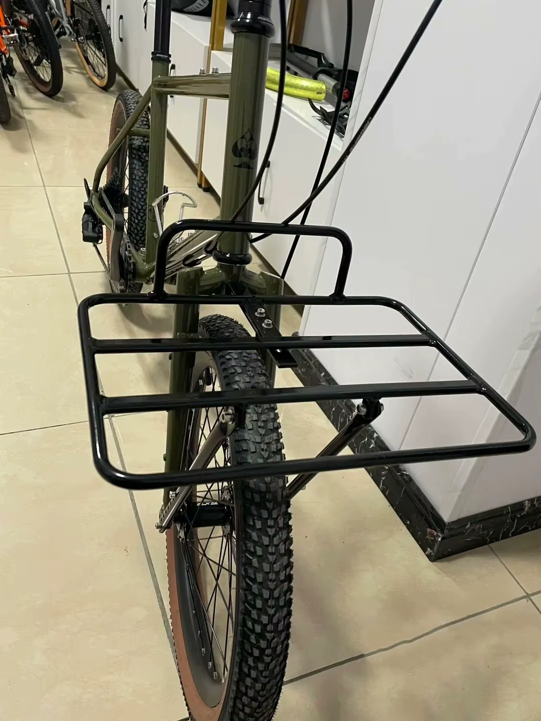 Plateau d'étagère avant de vélo 700C en alliage d'aluminium