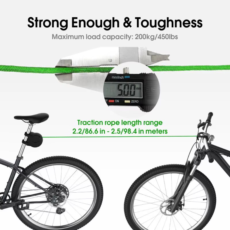 Nouvelle Corde de Remorquage pour Vélo