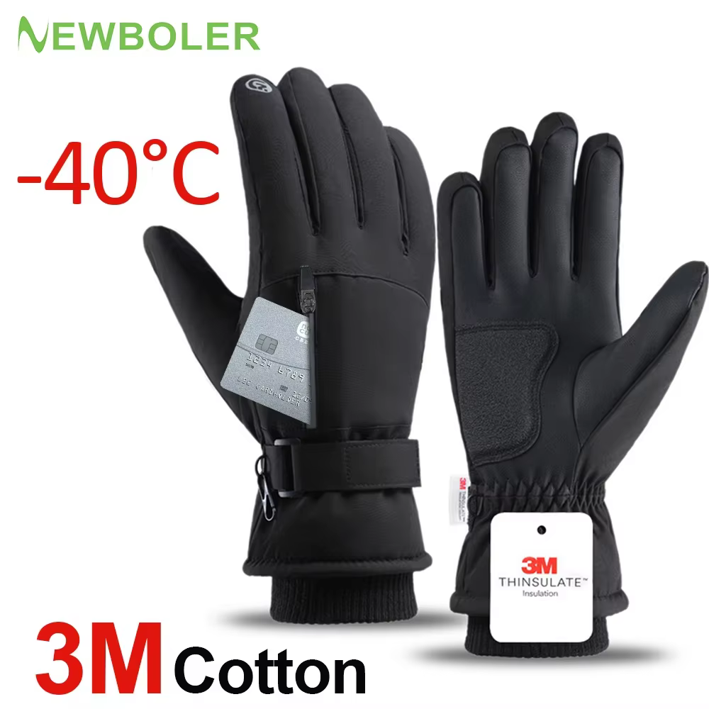 Gants de cyclisme imperméables pour hommes
