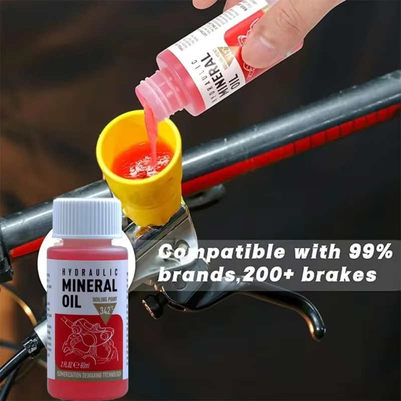 1/2 pièces 60ML frein de vélo système d'huile minérale fluide cyclisme vélos de montagne liquide