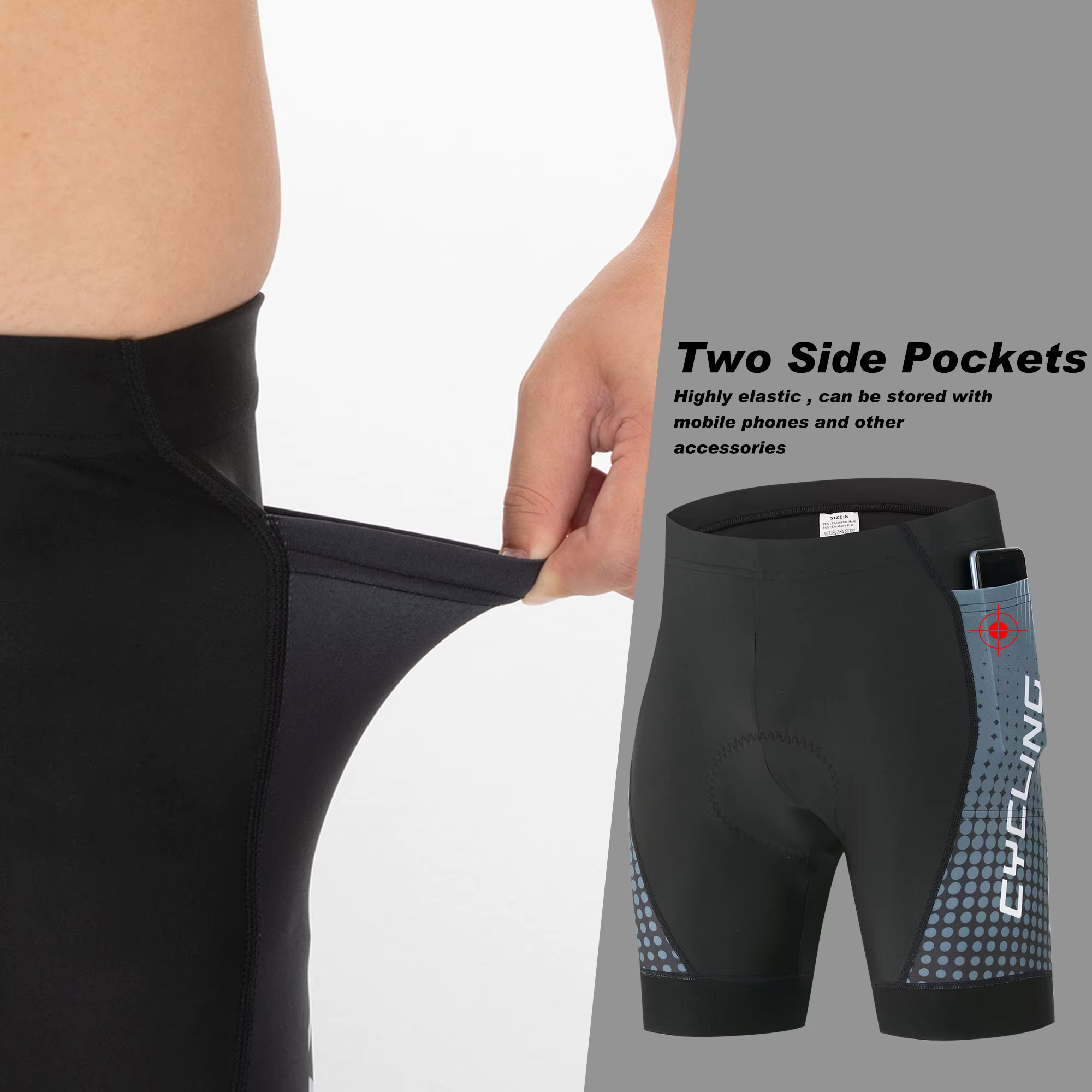 Shorts de cyclisme pour hommes
