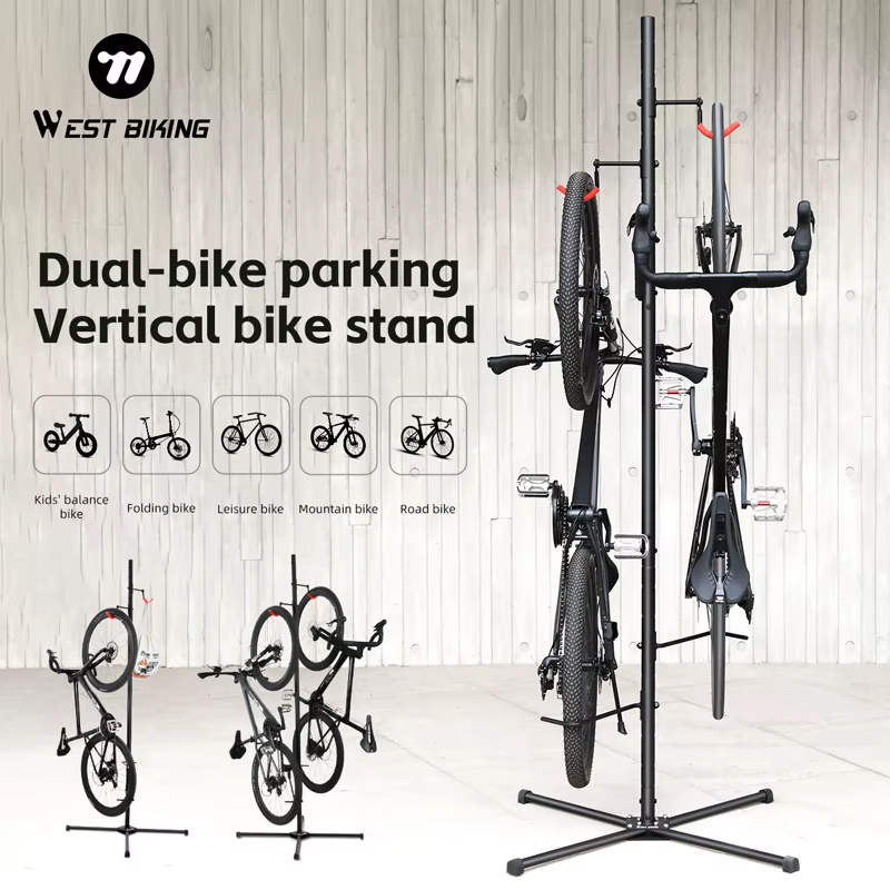 Support de vélo vertical WEST BIKING pour garage