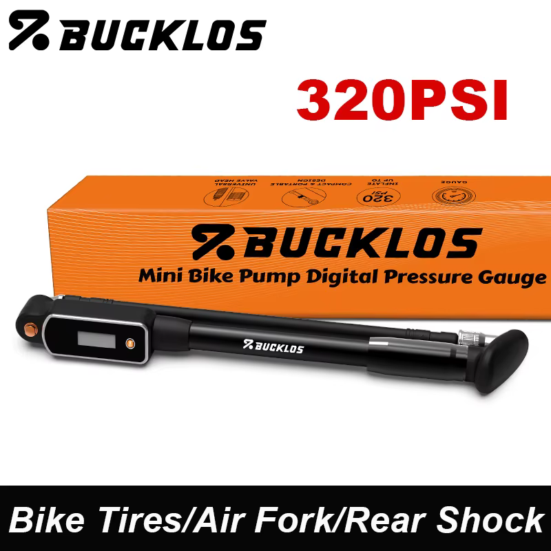 Pompe à air manuelle pour vélo BUCKLOS