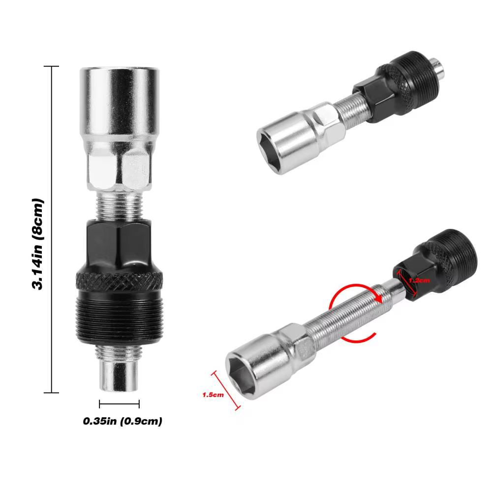 DOMEN extracteur de réparation de manivelle de vélo dissolvant de support inférieur