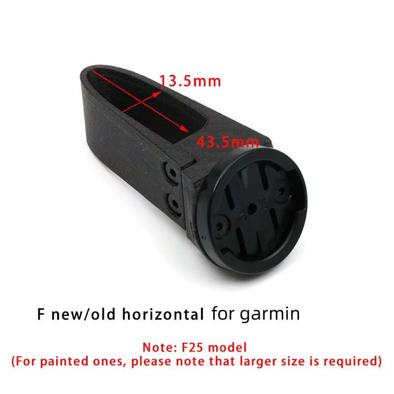 Support de feu arrière de vélo en fibre de carbone imprimé en 3D