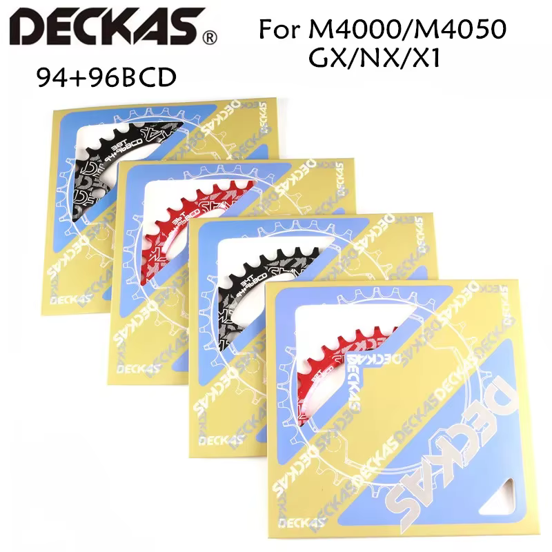 DECKAS 94 + 96BCD plateau simple 32T/34T/36T/38T/40T/42T vtt vélo de montagne couronne ovale ronde 94 + 96 BCD M4000 GX NX X1 manivelle