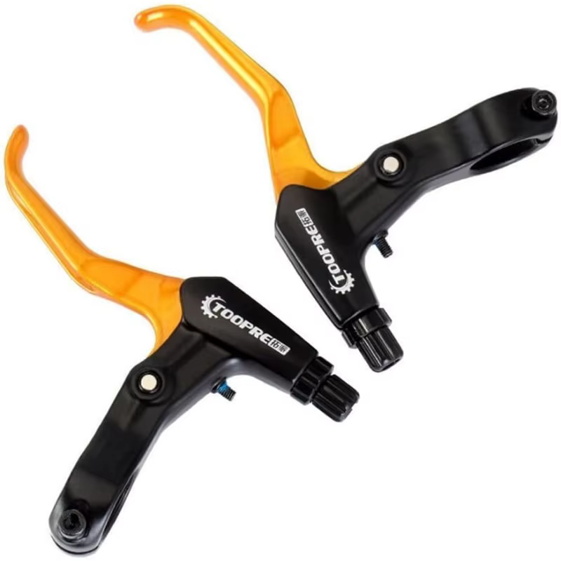 1 paire de leviers de frein de vélo en alliage d'aluminium
