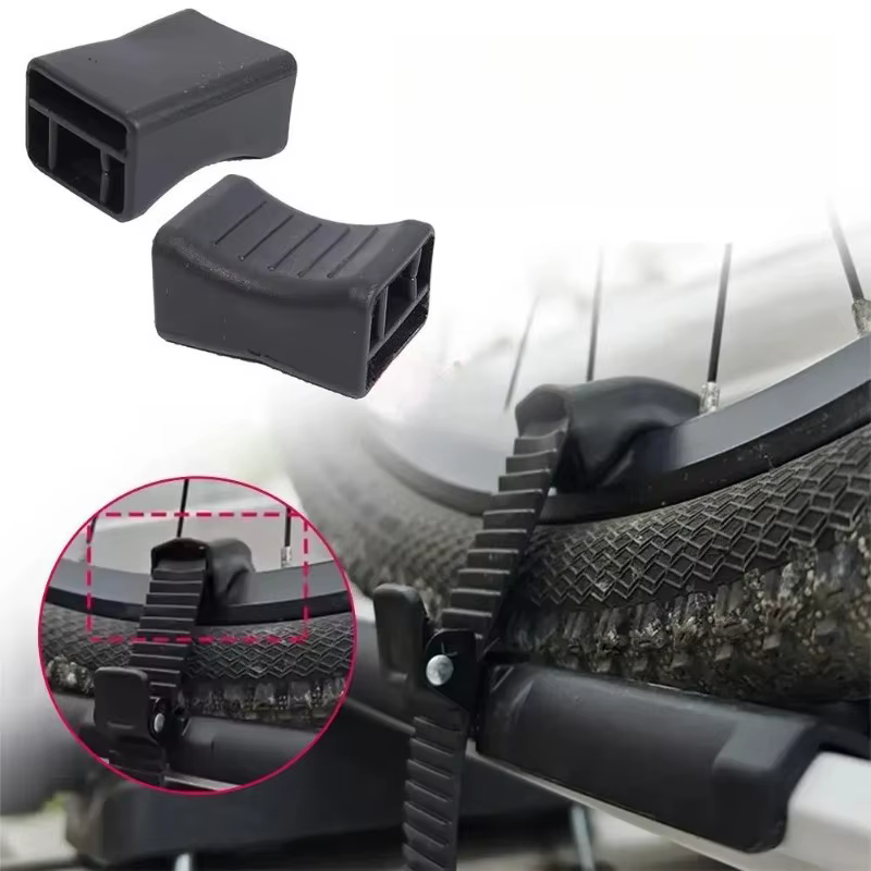 Sangles d'adaptateur de roue de vélo de galerie de toit avec coussin