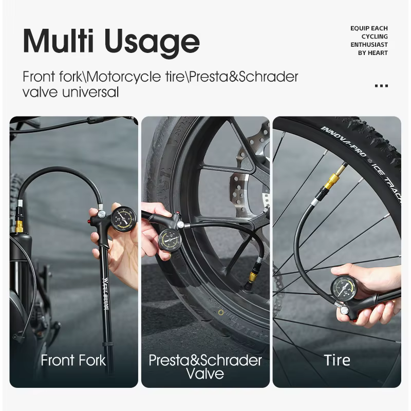 WEST BIKING – pompe à fourche haute pression pour vélo