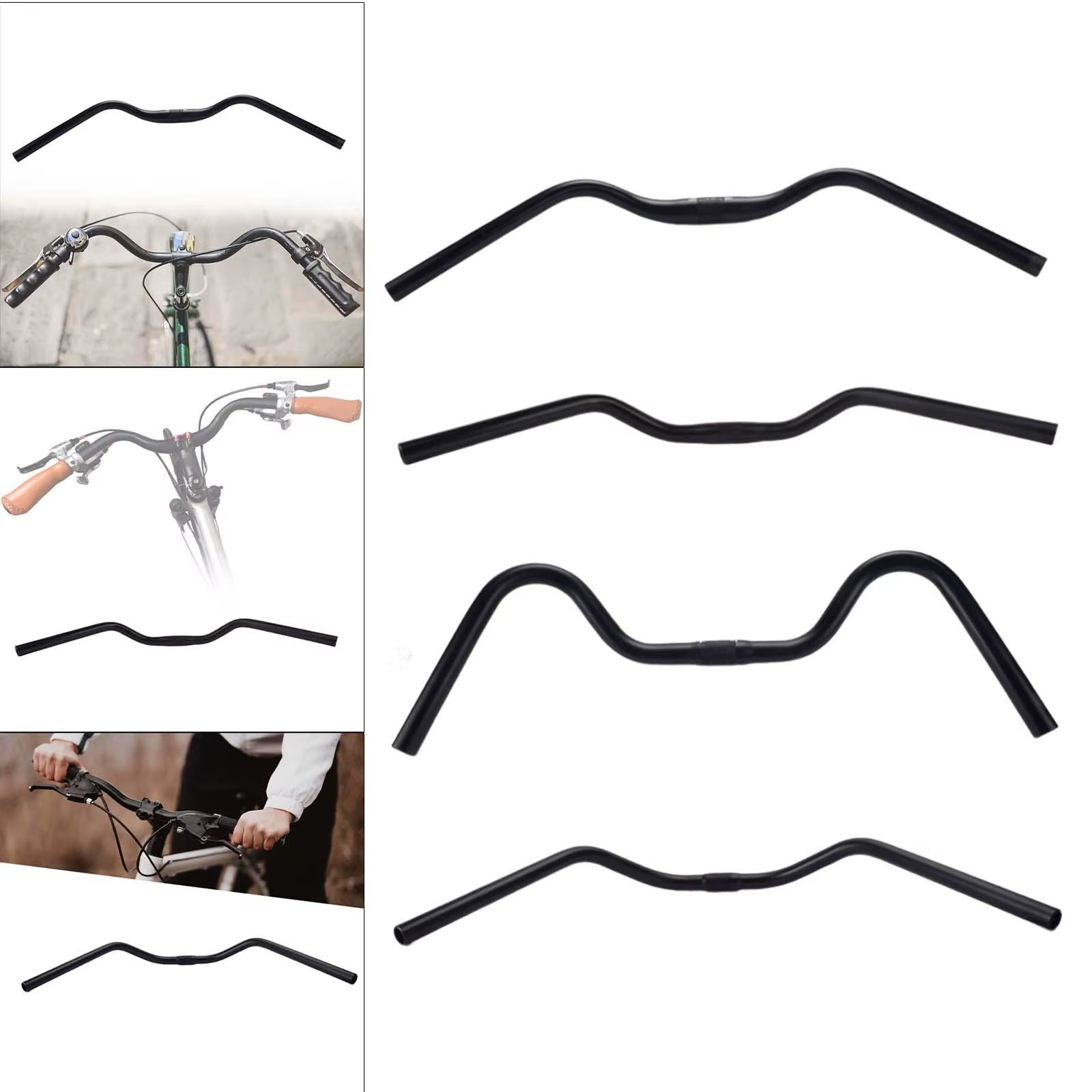 Guidon plat pour vélo de route
