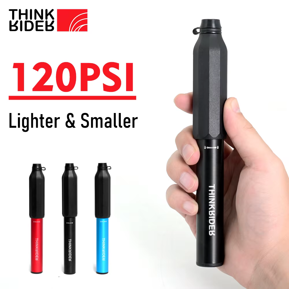 ThinkRider-Mini pompe à air manuelle portable pour vélo de route et VTT