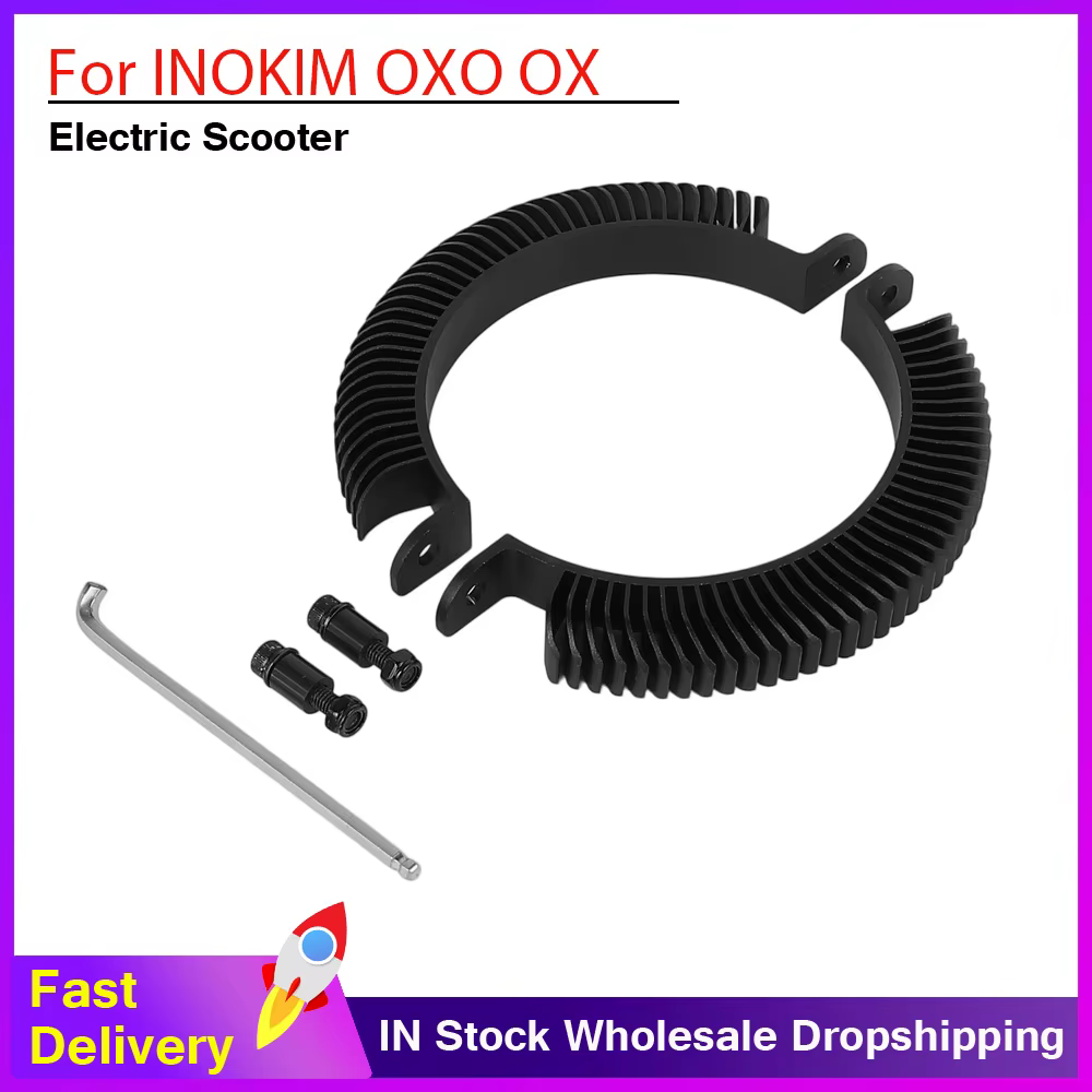 Radiateur de moteur de trottinette électrique à ailettes en aluminium pour INOKIM OXO OX