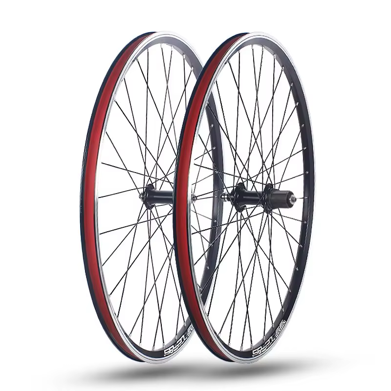 Paire de roues de vélo de route en alliage d'aluminium
