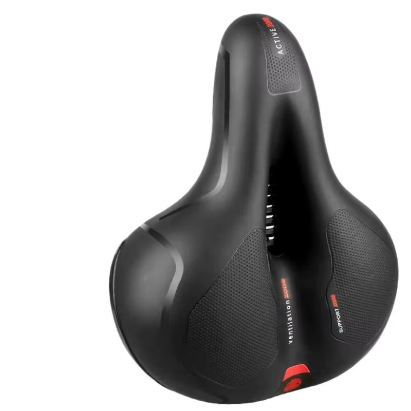 Hollow Breathable Bike Seat Shock Absorbing Comfort Big Butt Bicycle For Men Women Road Cycling Safety Accessory