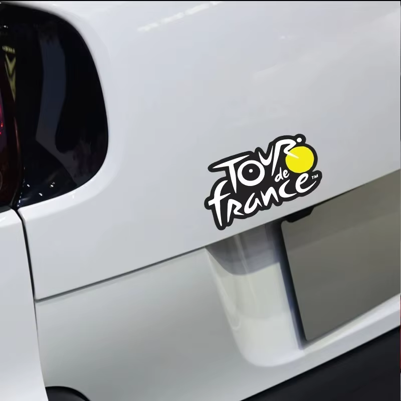 Autocollant logo Tour de France pour vélo de route et VTT, imperméable, casque personnalisé