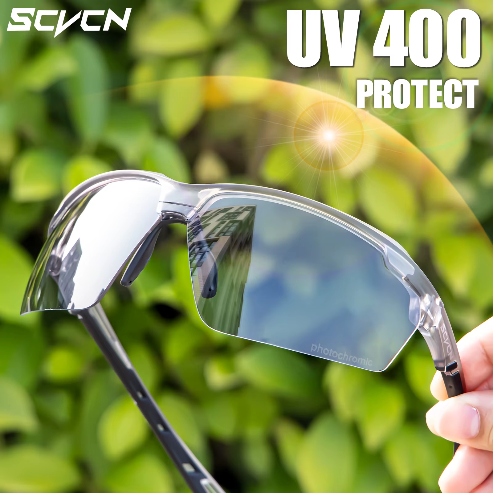 SCVCN lunettes de cyclisme photochromiques hommes vtt