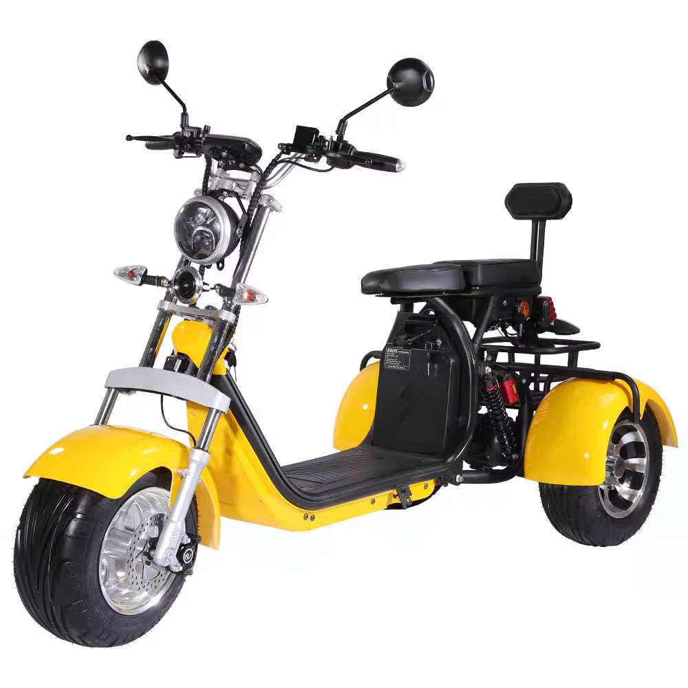 Tricycle électrique 12 pouces avec pneus larges pour adultes