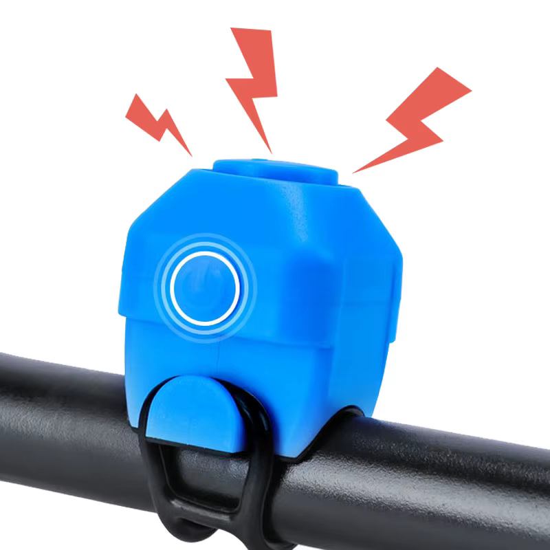 Klaxon électronique fort pour vélo, 130 db, avertissement de sécurité, sonnette électrique, sirène de Police, anneau d'alarme pour guidon de vélo, pour Scooter de cyclisme