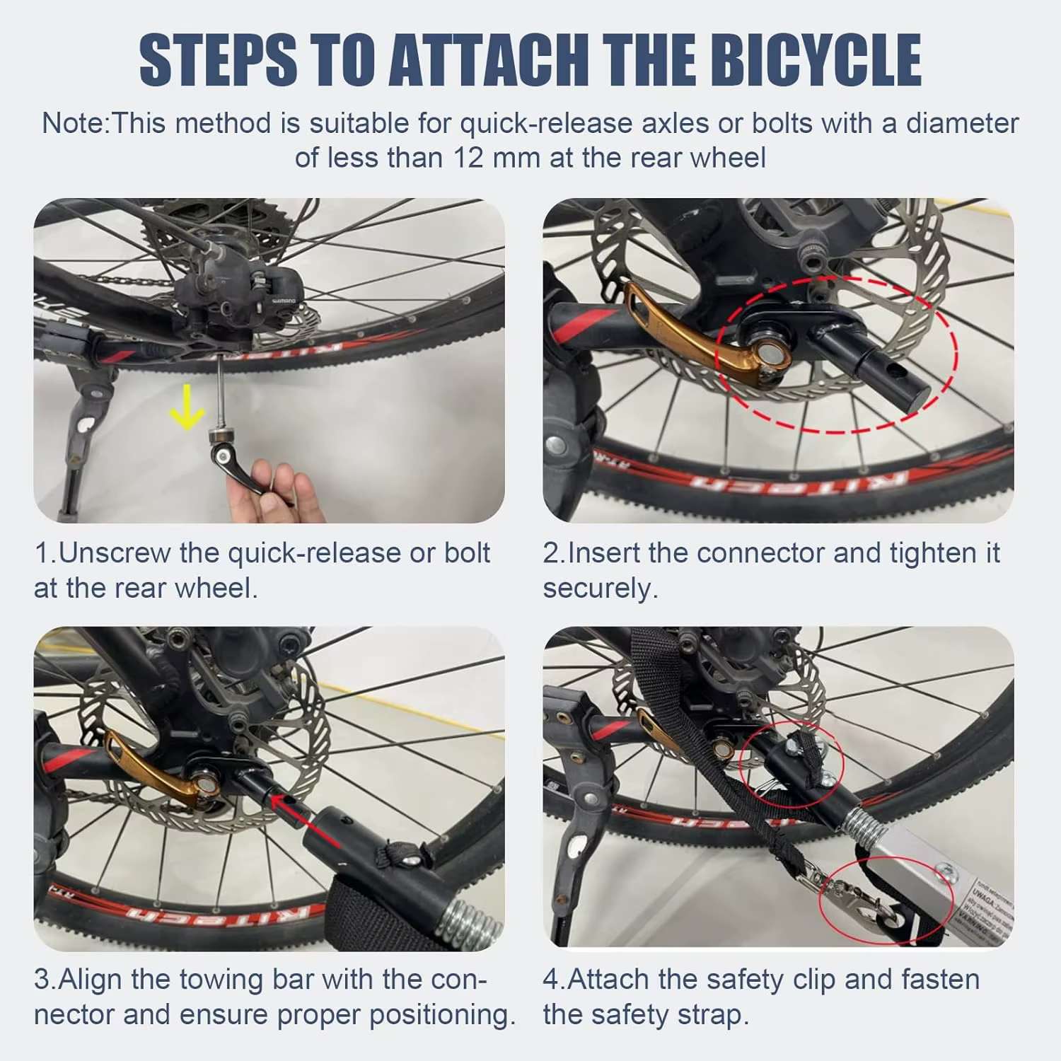 Remorque de vélo pliable 2 en 1