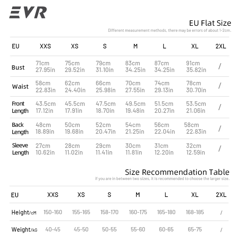 Maillot de cyclisme d'été EVR Pro pour femmes