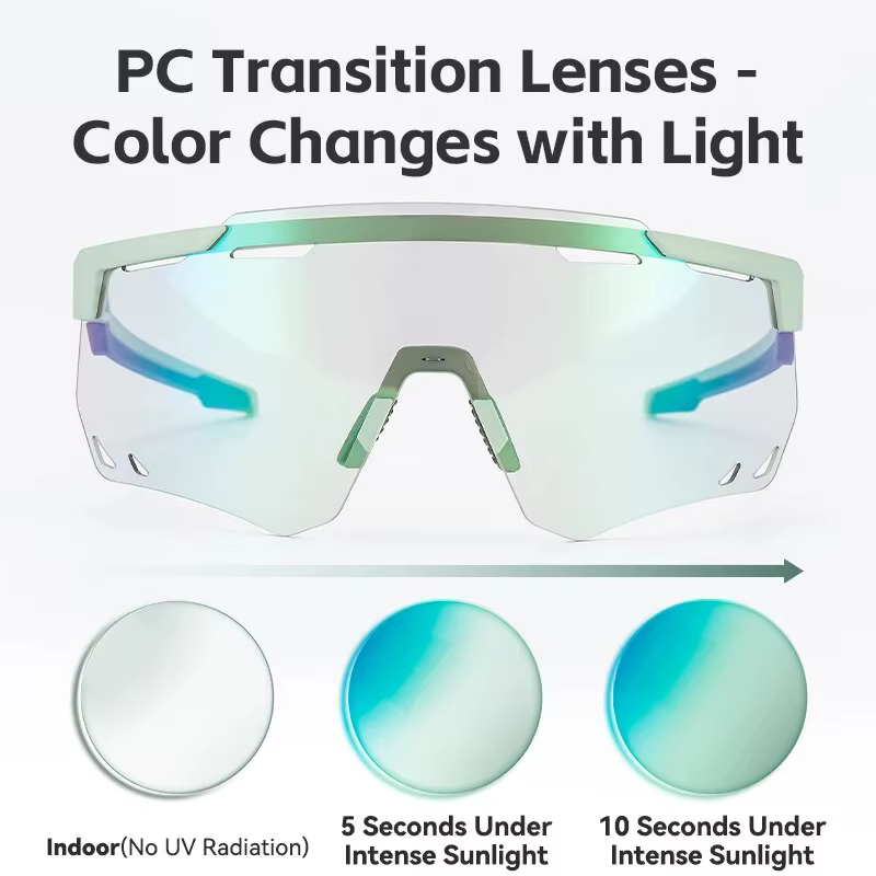 Lunettes de soleil polarisées photochromiques