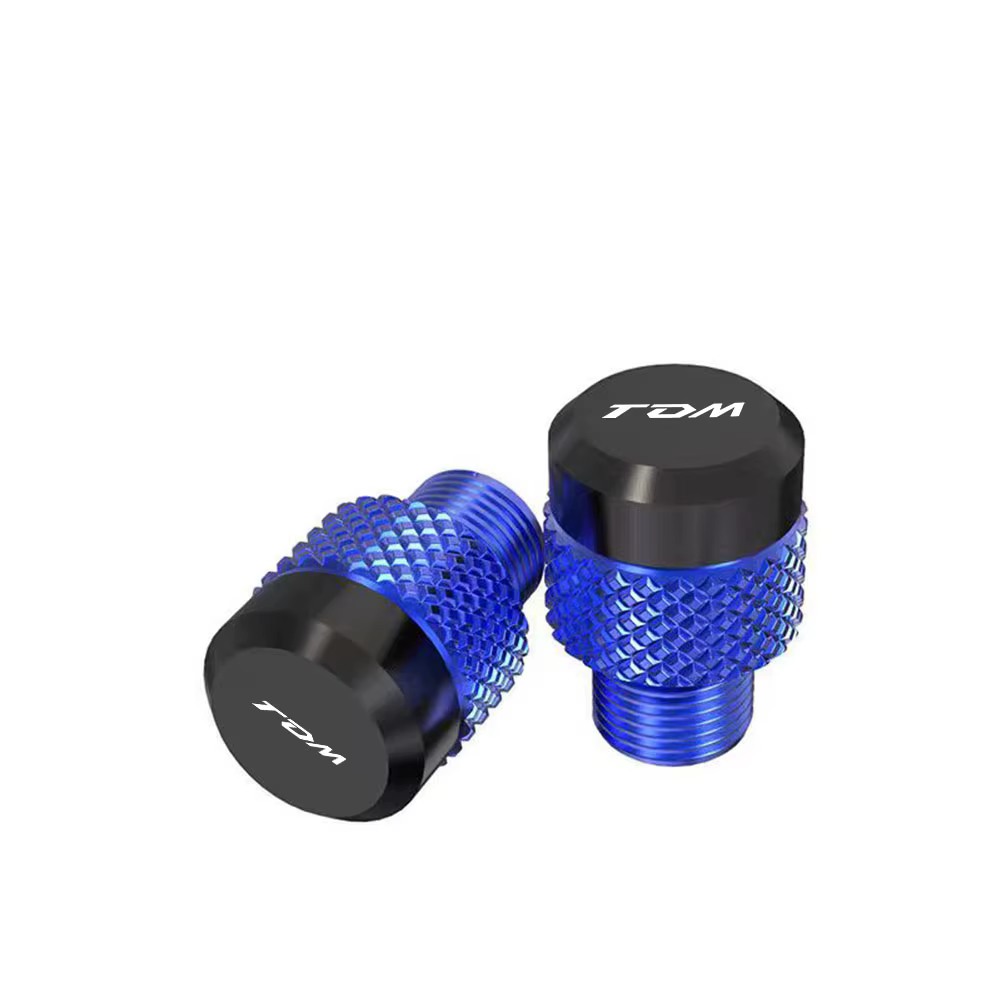 Boulons à vis en aluminium pour moto, trou de miroir, bouchons, capuchon, Yamaha TDM 850, 900, TDM850, TDM toutes les années, accessoires, M10 * 1.25
