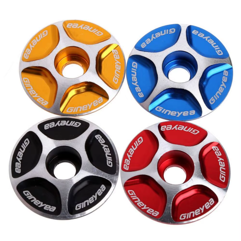 Capuchon de potence de vélo en alliage d'aluminium pratique, noir, rouge, bleu, or, léger, accessoires de potence de vélo sans filetage pour sports de plein air