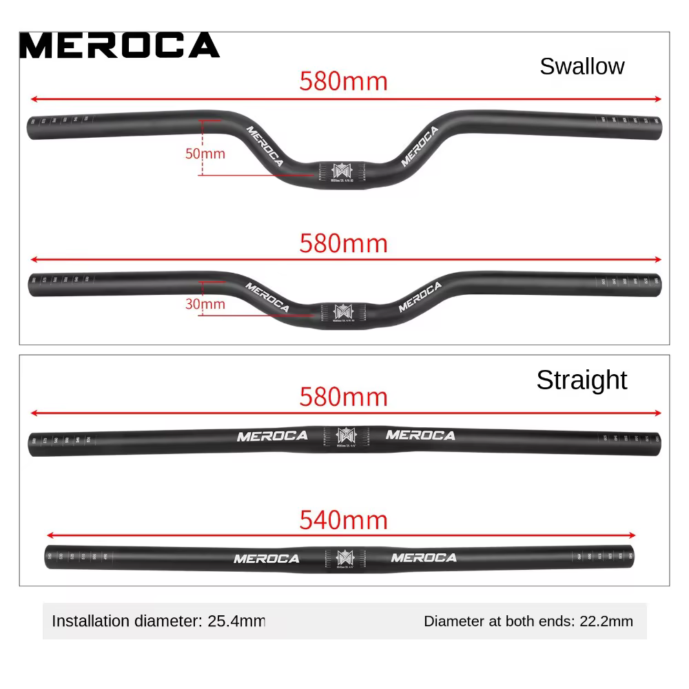 Guidon de vélo MEROCA 25