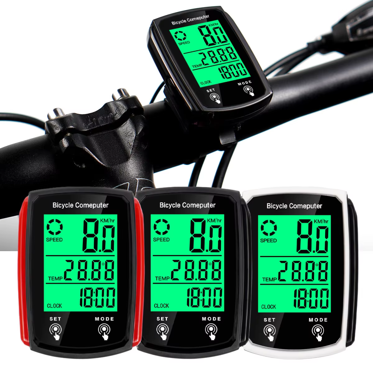 Compteur de vitesse filaire pour vélo