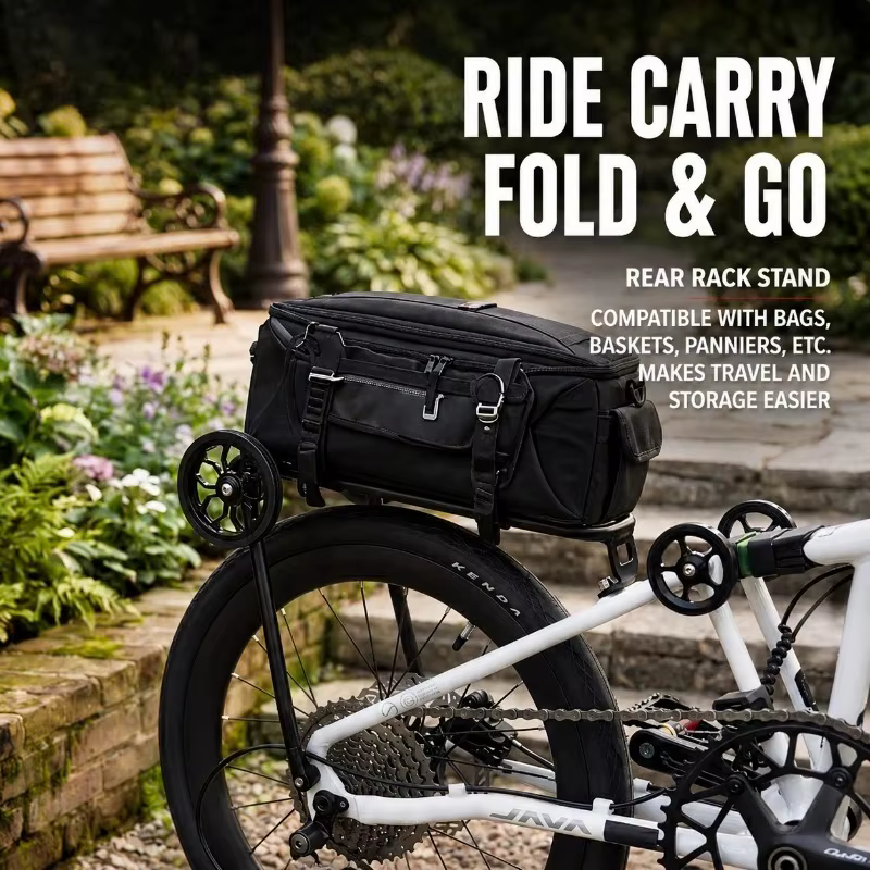 Porte-bagages arrière ODI pour vélo pliant Brompton JAVANEO
