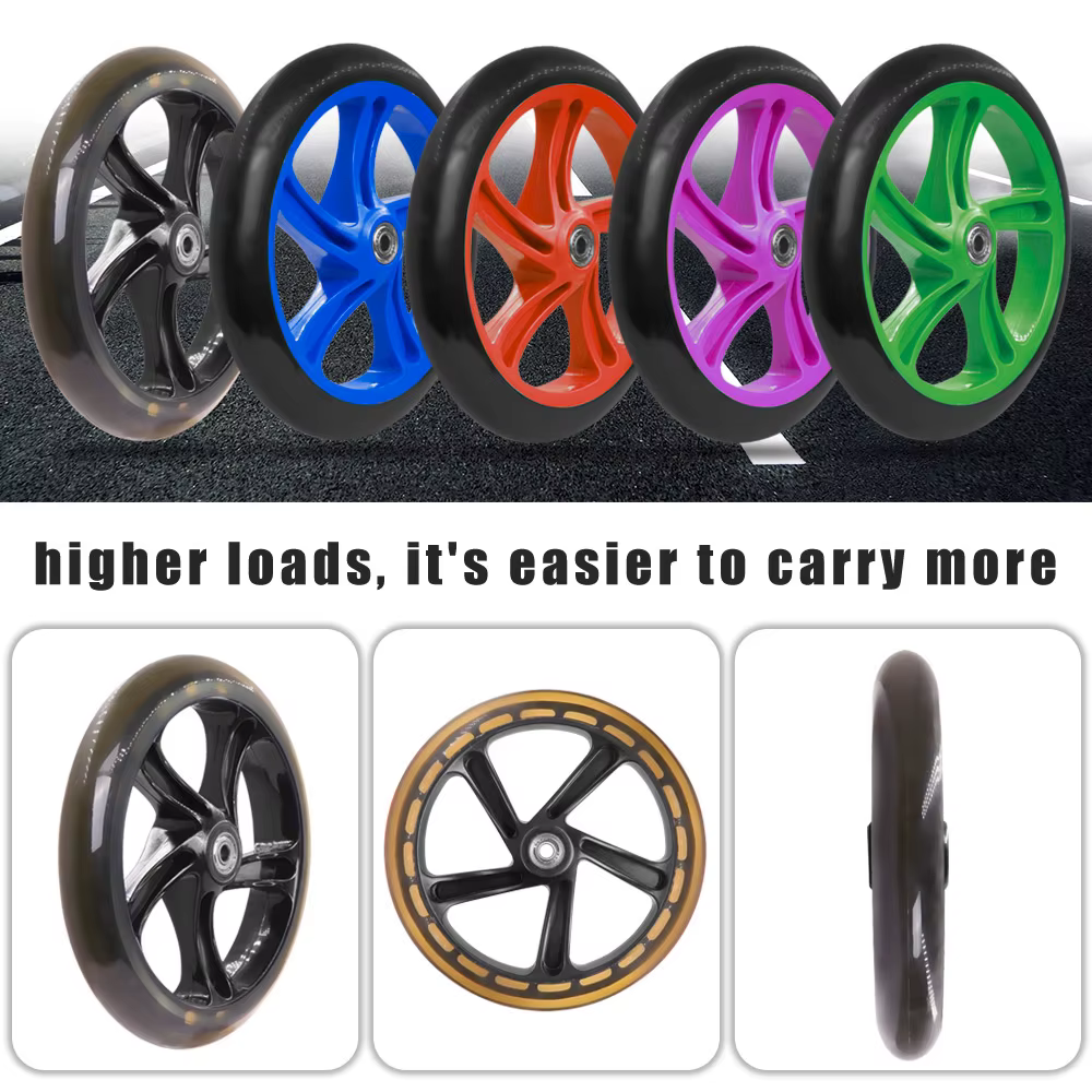 Roues de trottinette pour adulte avec rasoir