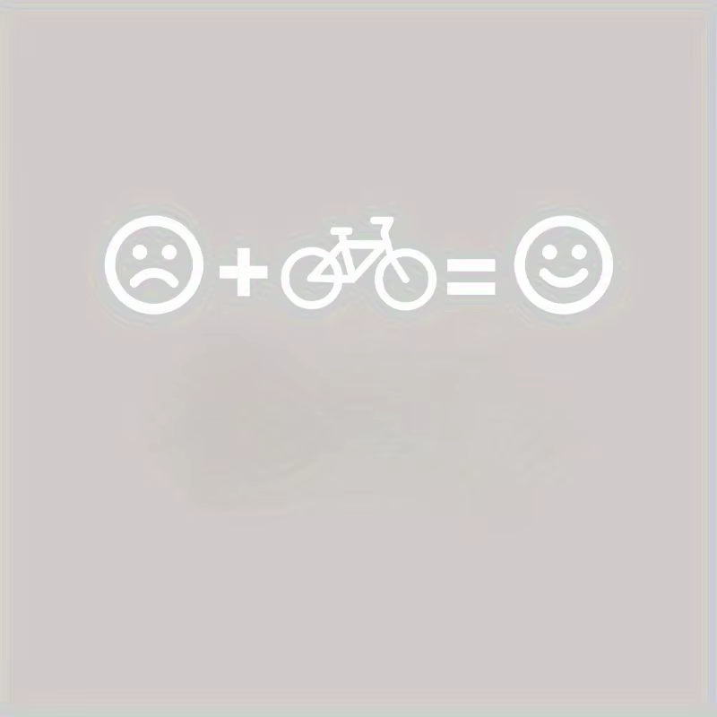 1 ensemble d'autocollants décoratifs pour vélo