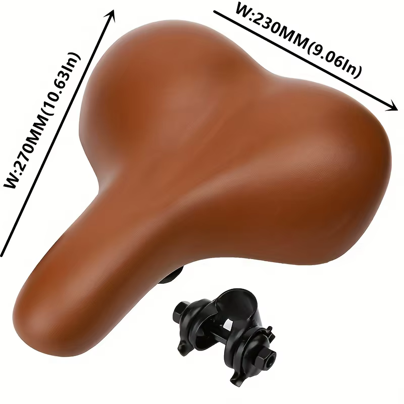 ZHIQIU Selle de vélo confortable de remplacement de siège de vélos de ville ou de route avec large coussin pour hommes et femmes