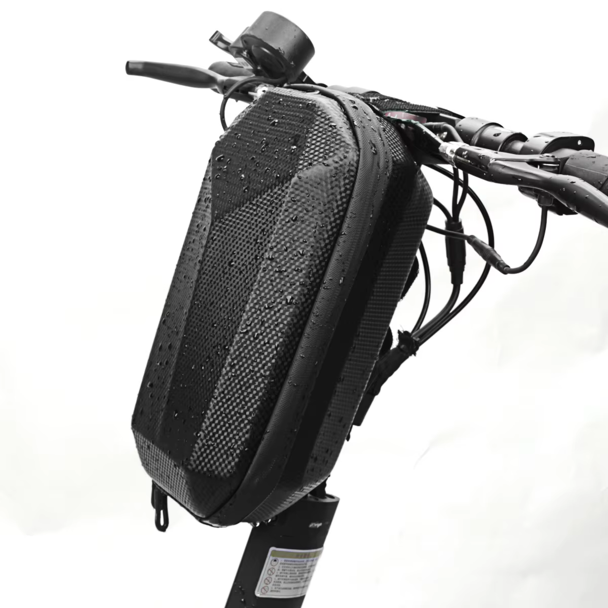OFFBONDAGE Sacoche de guidon rigide en EVA pour trottinette électrique et vélo pliant – Accessoires de cyclisme