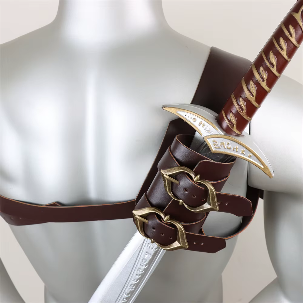 Ceinture en cuir épée Katana gaine étui médiéval hommes Larp arme armure Pirate chevalier samouraï accessoire pour support de rapière