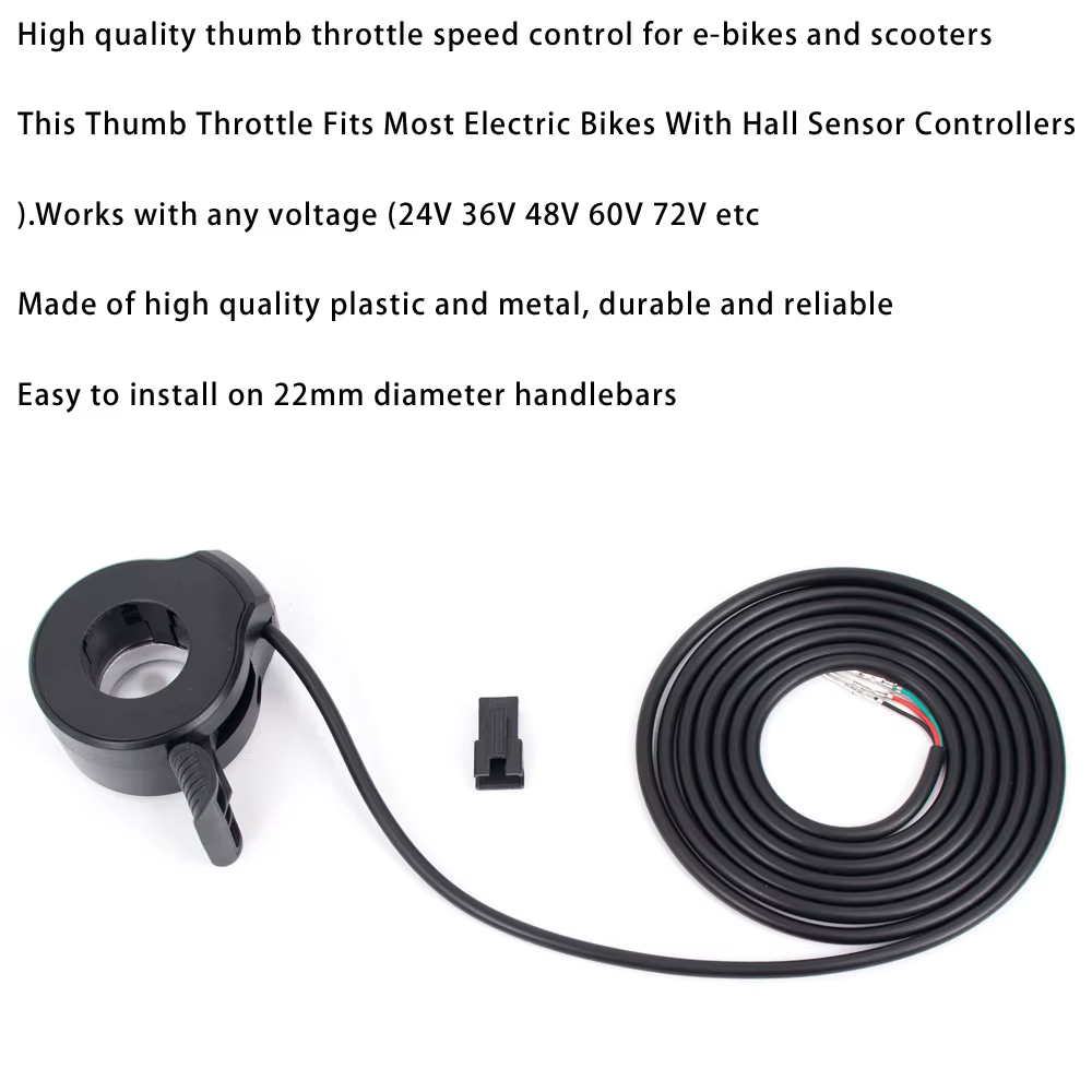 Accélérateur au pouce pour vélo électrique