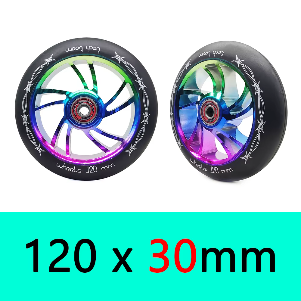 2 pièces roue de Scooter en alliage d'aluminium 88A 110mm 100mm MGP pneu